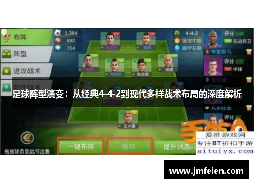 足球阵型演变：从经典4-4-2到现代多样战术布局的深度解析